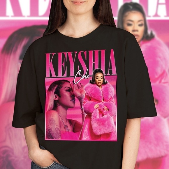 LaNess Other - Keyshia Cole 90s Retro T-Shirt, The Love Hard Tour 2024 Keyshia Cole Shirt
